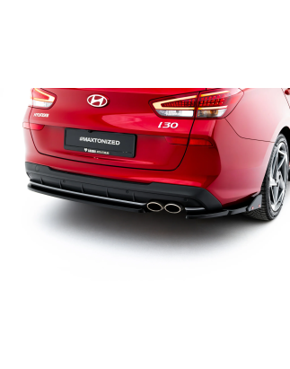 Splitters set V.1 adatto a Hyundai I30 N-Line Wagon Mk3 Facelift (Cod. M-HY-I30-3F-NLINE-W-SET1)
