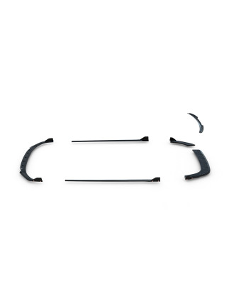 Splitters set V.1 adatto a Hyundai I30 N-Line Wagon Mk3 Facelift (Cod. M-HY-I30-3F-NLINE-W-SET1)
