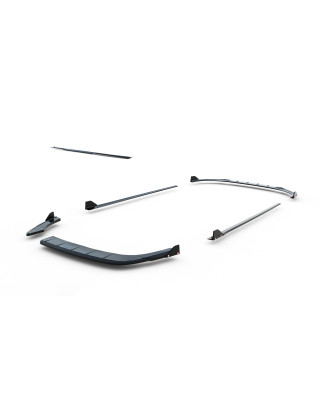 Splitters set V.1 adatto a Hyundai I30 N-Line Wagon Mk3 Facelift (Cod. M-HY-I30-3F-NLINE-W-SET1)