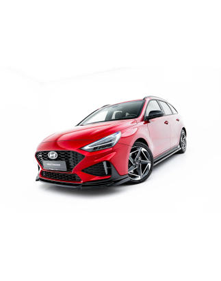 Splitters set V.2 adatto a Hyundai I30 N-Line Wagon Mk3 Facelift (Cod. M-HY-I30-3F-NLINE-W-SET2)