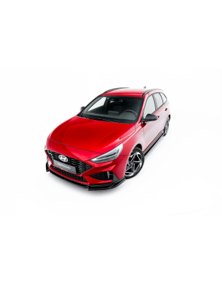 Splitters set V.2 adatto a Hyundai I30 N-Line Wagon Mk3 Facelift (Cod. M-HY-I30-3F-NLINE-W-SET2)