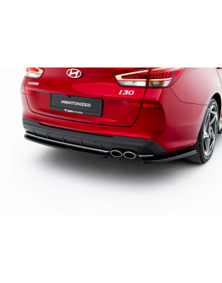 Splitters set V.2 adatto a Hyundai I30 N-Line Wagon Mk3 Facelift (Cod. M-HY-I30-3F-NLINE-W-SET2)