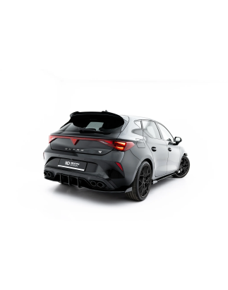 Diffusore posteriore Street pro + Flaps adatto a Cupra Leon Hatchback Mk1 Facelift (Cod. M-CULE1FCNC