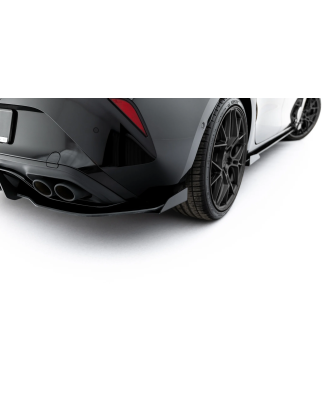 Diffusore posteriore Street pro + Flaps adatto a Cupra Leon Hatchback Mk1 Facelift (Cod. M-CULE1FCNC