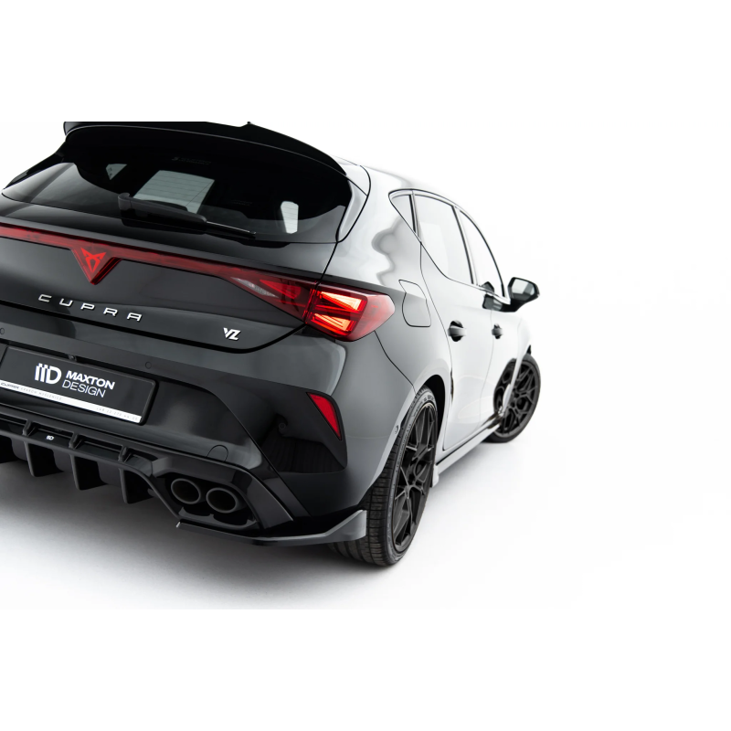 Splitters laterali posteriori V.1 adatto a Cupra Leon Hatchback Mk1 Facelift (Cod. M-CU-LE-1F-RSD1G)