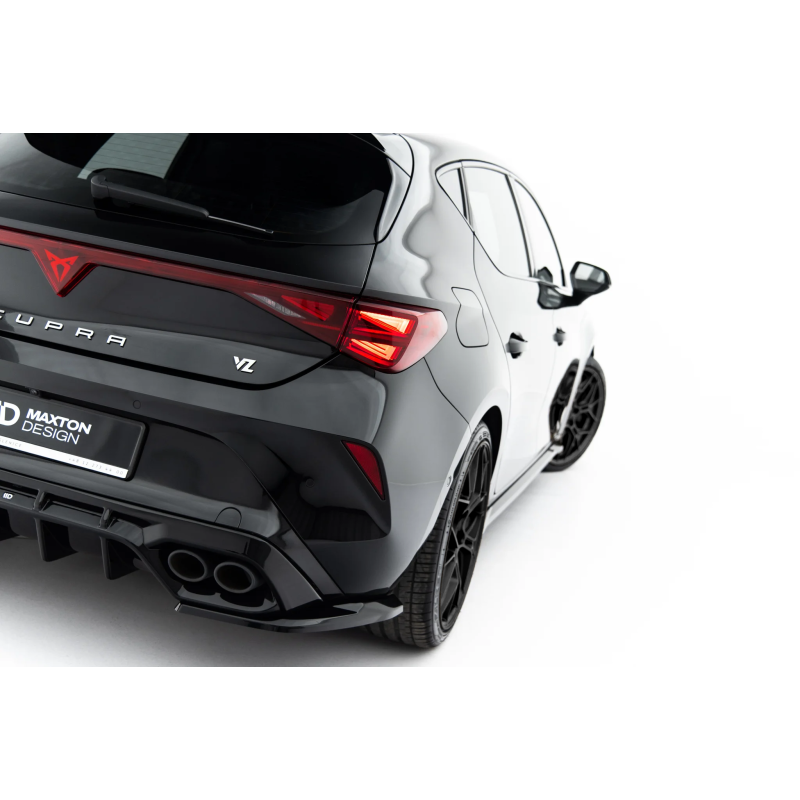 Splitters laterali posteriori V.2 adatto a Cupra Leon Hatchback Mk1 Facelift (Cod. M-CU-LE-1F-RSD2G)