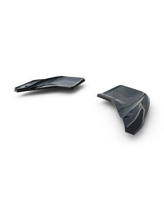 Splitters laterali posteriori V.2 adatto a Cupra Leon Hatchback Mk1 Facelift (Cod. M-CU-LE-1F-RSD2G)