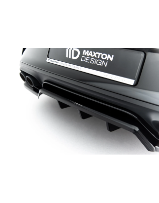 Splitter posteriore (con barre verticali) V.1 adatto a Cupra Leon Hatchback Mk1 Facelift (Cod. M-CU-