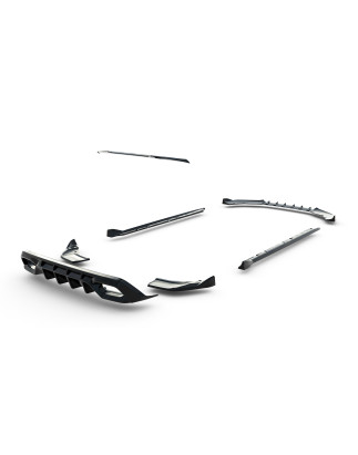 Splitters set V.1 adatto a Cupra Leon Hatchback Mk1 Facelift (Cod. M-CU-LE-1F-SET1)