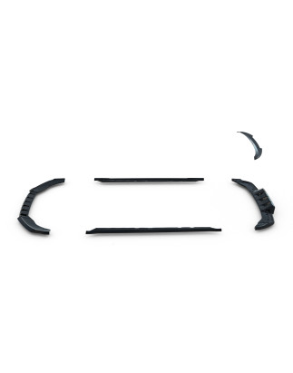 Splitters set V.2 adatto a Cupra Leon Hatchback Mk1 Facelift (Cod. M-CU-LE-1F-SET2)