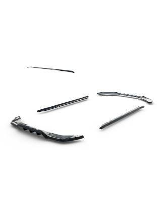 Splitters set V.2 adatto a Cupra Leon Hatchback Mk1 Facelift (Cod. M-CU-LE-1F-SET2)
