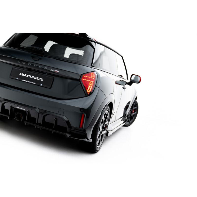 Splitter posteriore (con barre verticali) adatto a Mini Cooper John Cooper Works F65 (Cod. M-MC-4-66