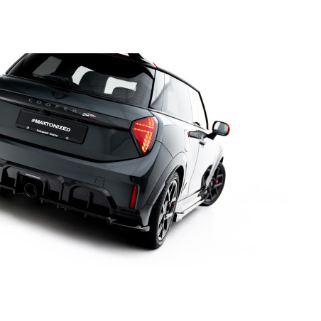 Splitter posteriore (con barre verticali) adatto a Mini Cooper John Cooper Works F65 (Cod. M-MC-4-66