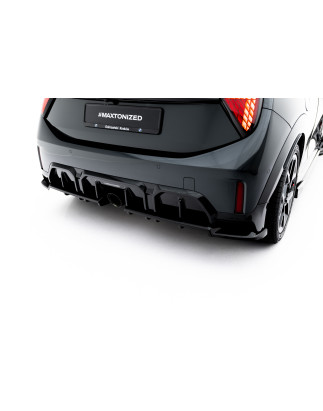 Splitter posteriore (con barre verticali) adatto a Mini Cooper John Cooper Works F65 (Cod. M-MC-4-66