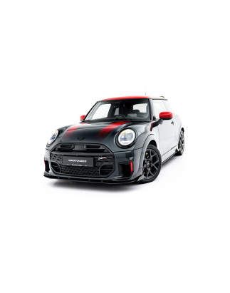 Splitter anteriore Street Pro + Flaps adatto a Mini Cooper John Cooper Works F65 (Cod. M-MC466JCW3DC