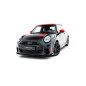 Splitter anteriore Street Pro + Flaps adatto a Mini Cooper John Cooper Works F65 (Cod. M-MC466JCW3DC
