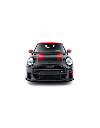 Splitter anteriore Street Pro + Flaps adatto a Mini Cooper John Cooper Works F65 (Cod. M-MC466JCW3DC