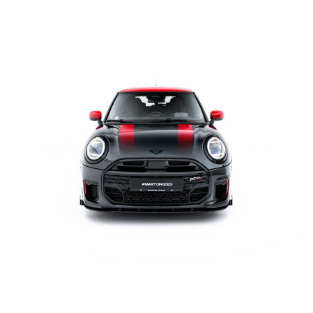 Splitter anteriore Street Pro + Flaps adatto a Mini Cooper John Cooper Works F65 (Cod. M-MC466JCW3DC