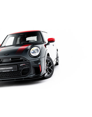 Splitter anteriore Street Pro + Flaps adatto a Mini Cooper John Cooper Works F65 (Cod. M-MC466JCW3DC
