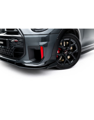 Splitter anteriore Street Pro + Flaps adatto a Mini Cooper John Cooper Works F65 (Cod. M-MC466JCW3DC