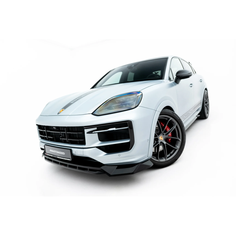 Splitter anteriore adatto a Porsche Cayenne GTS / Turbo Sport Pack / Turbo E-Hybrid GT Pack Coupe Mk
