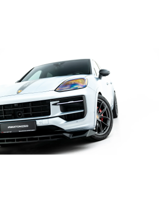 Splitter anteriore adatto a Porsche Cayenne GTS / Turbo Sport Pack / Turbo E-Hybrid GT Pack Coupe Mk