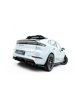 Splitter posteriore (con barre verticali) adatto a Porsche Cayenne GTS / Turbo Sport Pack / Turbo E-