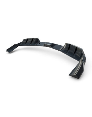 Splitter posteriore (con barre verticali) adatto a Porsche Cayenne GTS / Turbo Sport Pack / Turbo E-