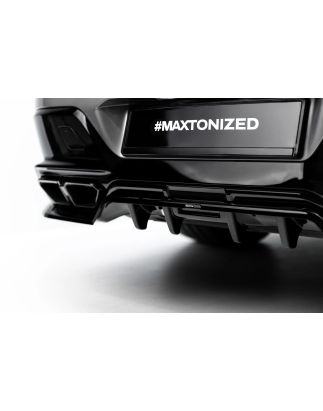 Splitter posteriore (con barre verticali) V.2 adatto a BMW M760e G70 (Cod. M-BM-7-G70-M760E-RD2G+RD3