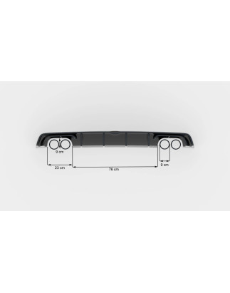 Sottoparaurti posteriore Audi S3 berlina 8V (Cod. M-AU-S3-3-S-RS1G)