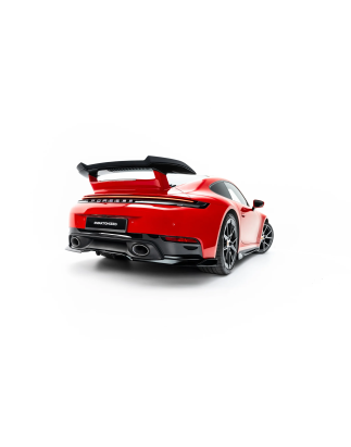 Splitter posteriore (con barre verticali) adatto a Porsche 911 Carrera Aero 992 Facelift (Cod. M-PO-