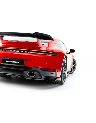 Splitter posteriore (con barre verticali) adatto a Porsche 911 Carrera Aero 992 Facelift (Cod. M-PO-