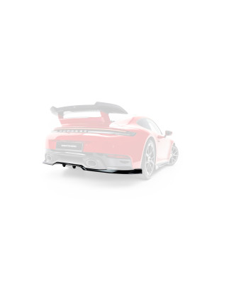 Splitter posteriore (con barre verticali) adatto a Porsche 911 Carrera Aero 992 Facelift (Cod. M-PO-
