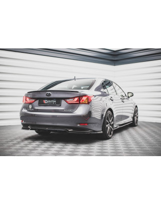 Splitter posteriore (con barre verticali) Lexus GS F Sport Hybrid Mk4 (L10) (Cod. M-LE-GS-4-FSPORT-H