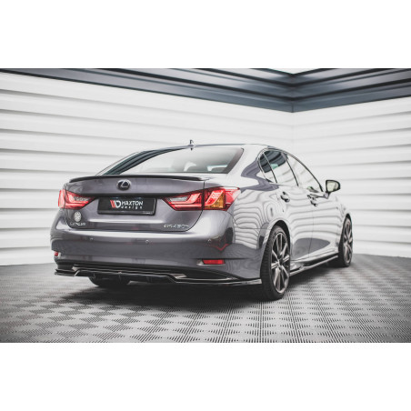 Splitter posteriore (con barre verticali) Lexus GS F Sport Hybrid Mk4 (L10) (Cod. M-LE-GS-4-FSPORT-H