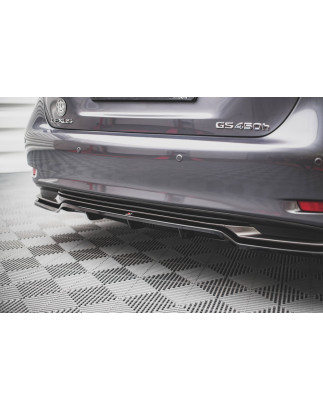 Splitter posteriore (con barre verticali) Lexus GS F Sport Hybrid Mk4 (L10) (Cod. M-LE-GS-4-FSPORT-H