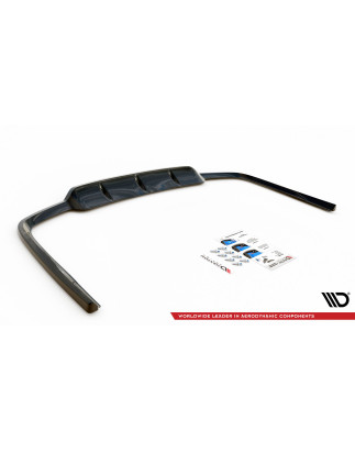 Splitter posteriore (con barre verticali) Lexus GS F Sport Hybrid Mk4 (L10) (Cod. M-LE-GS-4-FSPORT-H