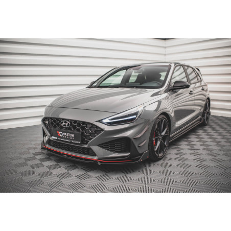 SPLITTER ANTERIORE V.1 + Flaps Hyundai I30 N / I30 N-Line /Fastback Mk3 Facelift (Cod. M-HY-I30-3F-N