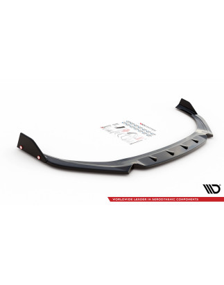 SPLITTER ANTERIORE V.1 + Flaps Hyundai I30 N / I30 N-Line /Fastback Mk3 Facelift (Cod. M-HY-I30-3F-N