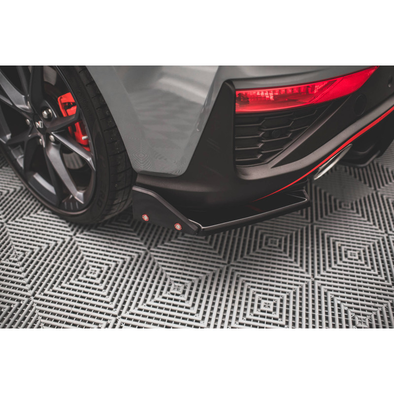 Splitters posteriori laterali V.1 + Flaps Hyundai I30 N  Mk3 Facelift (Cod. M-HY-I30-3F-N-RSD1G+RSF)