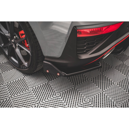 Splitters posteriori laterali V.1 + Flaps Hyundai I30 N  Mk3 Facelift (Cod. M-HY-I30-3F-N-RSD1G+RSF)