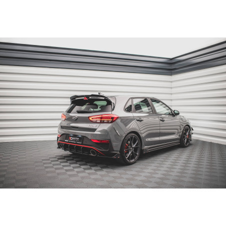 Splitters posteriori laterali V.1 + Flaps Hyundai I30 N  Mk3 Facelift (Cod. M-HY-I30-3F-N-RSD1G+RSF)