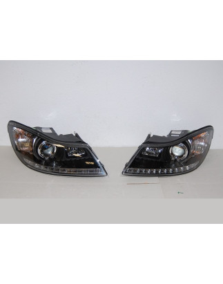 Fari Day Light Skoda Octavia '09 Black (Cod. E-FASK008)