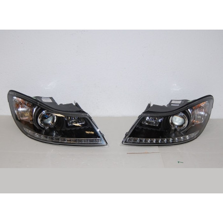 Fari Day Light Skoda Octavia '09 Black (Cod. E-FASK008)