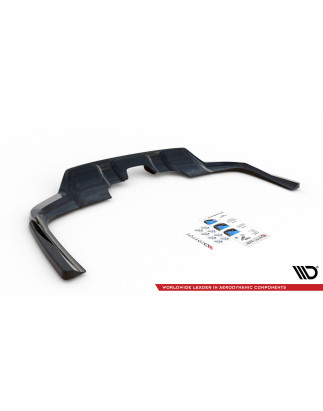 Splitter posteriore (con barre verticali) V.1 Mercedes-Benz GLS AMG-Line X167 (Cod. M-ME-GLS-167-AMG