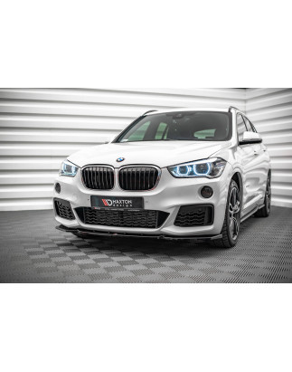 SPLITTER ANTERIORE V.1 BMW X1 M-Pack F48 (Cod. M-BM-X1-48-MPACK-FD1G)