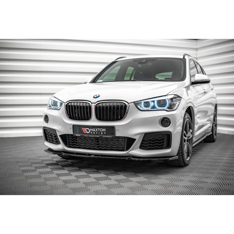 SPLITTER ANTERIORE V.1 BMW X1 M-Pack F48 (Cod. M-BM-X1-48-MPACK-FD1G)
