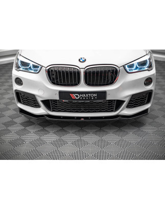SPLITTER ANTERIORE V.1 BMW X1 M-Pack F48 (Cod. M-BM-X1-48-MPACK-FD1G)