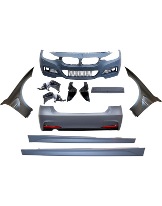 Kit Estetico BMW F30 Look M-Tech E Parafanghi Look M5 ABS (Cod. E-TCBF30113021303309)