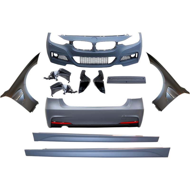 Kit Estetico BMW F30 Look M-Tech E Parafanghi Look M5 ABS (Cod. E-TCBF30113021303309)